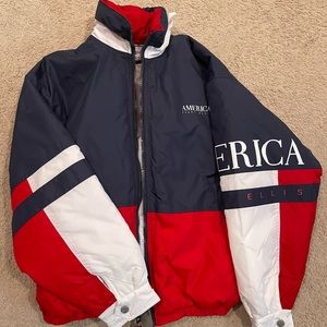 New with tags perry ellis america puffer jacket medium